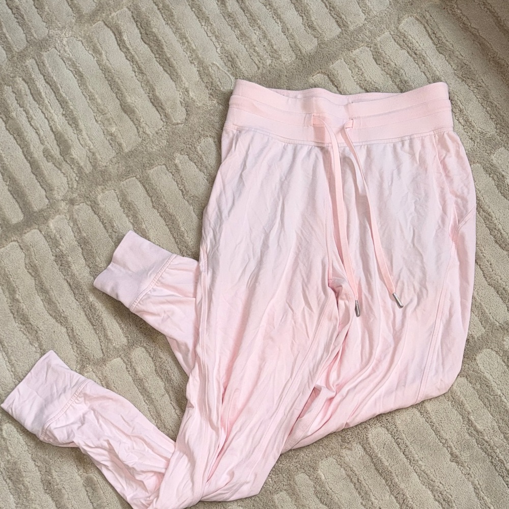 Lululemon Athletica Soft Pink Joggers